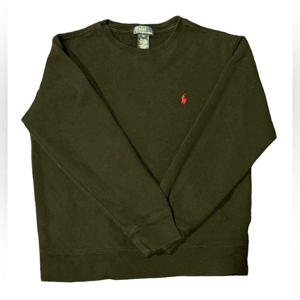 Polo by Ralph Lauren Boys Black Fleece Sweatshirt Medium